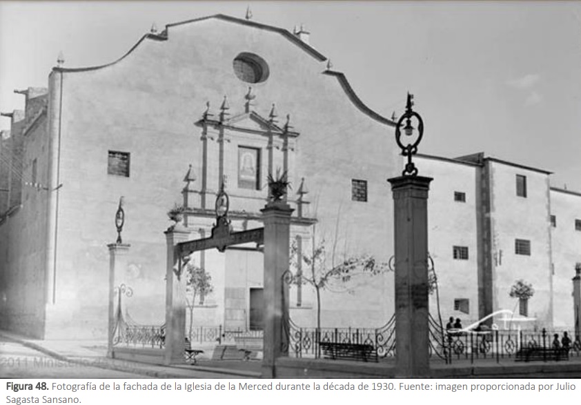 Fachada del convento de la Merced